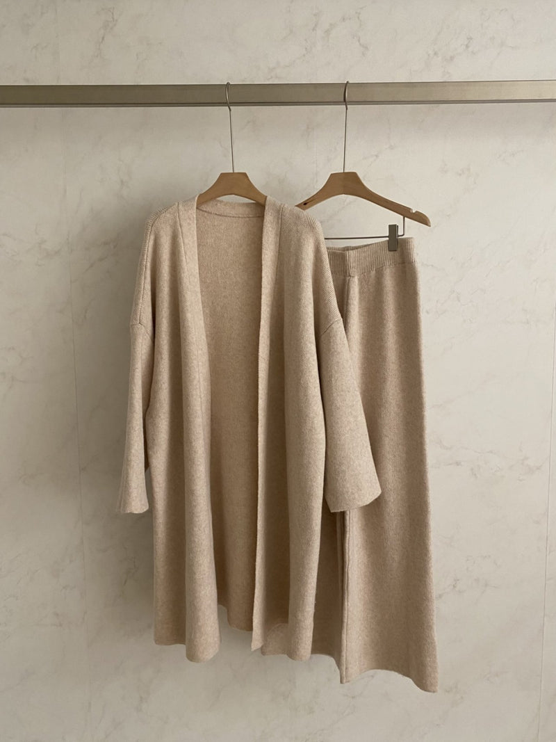Overfit Cardigan Set