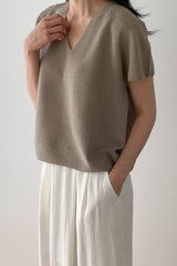Whole Garment Linen Knit