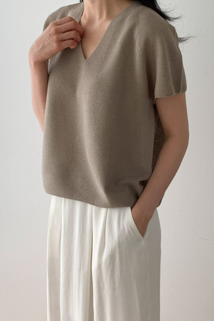 Whole Garment Linen Knit