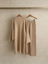 Overfit Cardigan Set