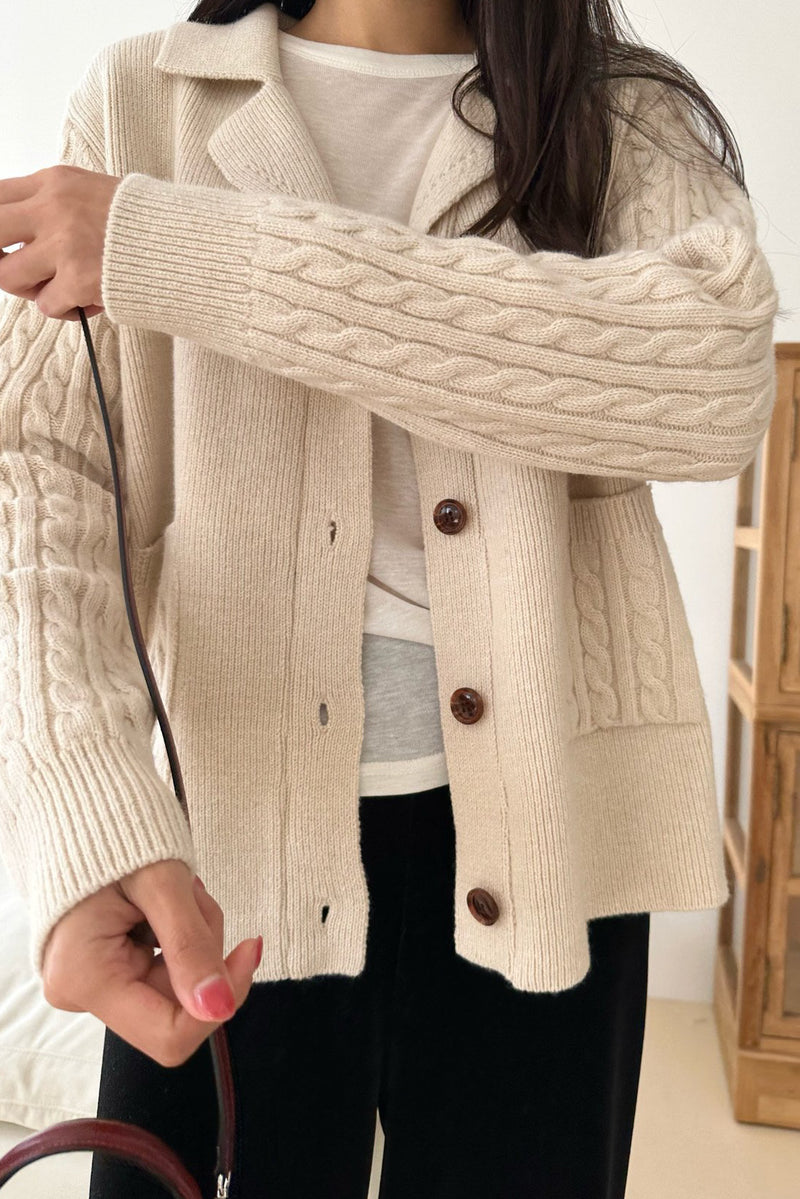 Sleeve Fisher Cardigan