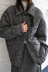 Wool Herringbone Jacket