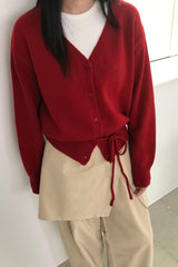 Soft Tie Waist Cardigan