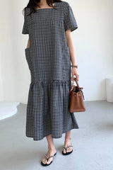 Check Square Dress