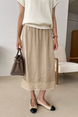 Silk Lace Skirt
