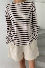 Slub Stripe Tee