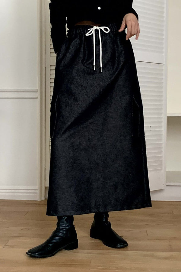 Natural Raw Denim Skirt