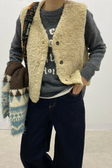 Reversible Teddy  Vest