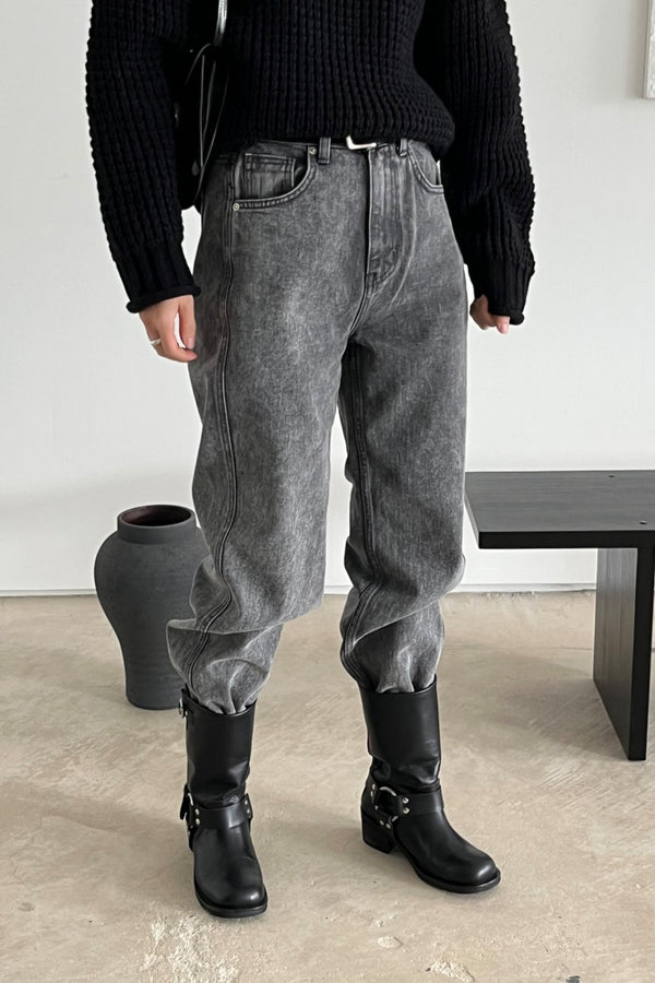 Snow Charcoal Jean