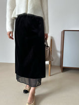 Velvet Layer Skirt