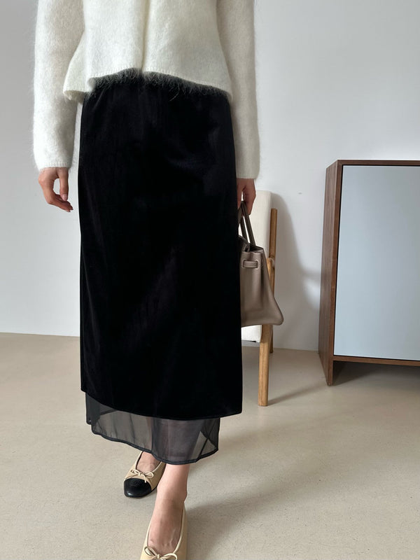 Velvet Layer Skirt