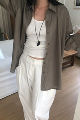 Overfit Linen Shirt
