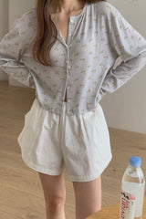 Cottage Flower Cardigan