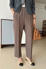 Crepe Banded Pants