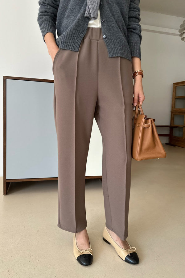 Crepe Banded Pants