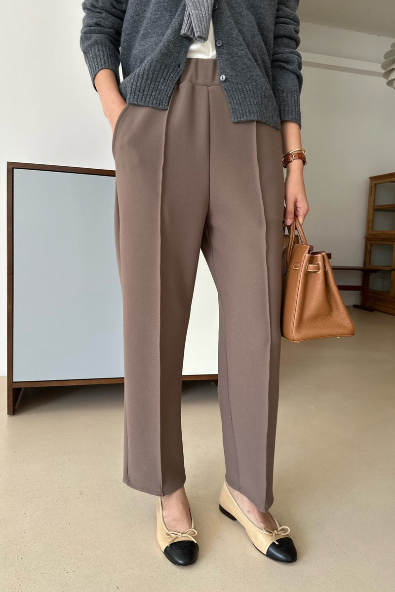 Crepe Banded Pants