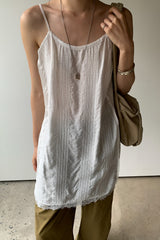 Chain Stitch Lace Trim Cami