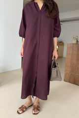Linen Shirt Dress