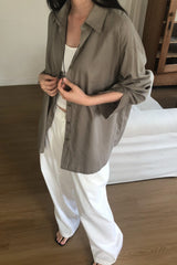 Overfit Linen Shirt