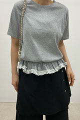 Frill Lace Stopper Tee