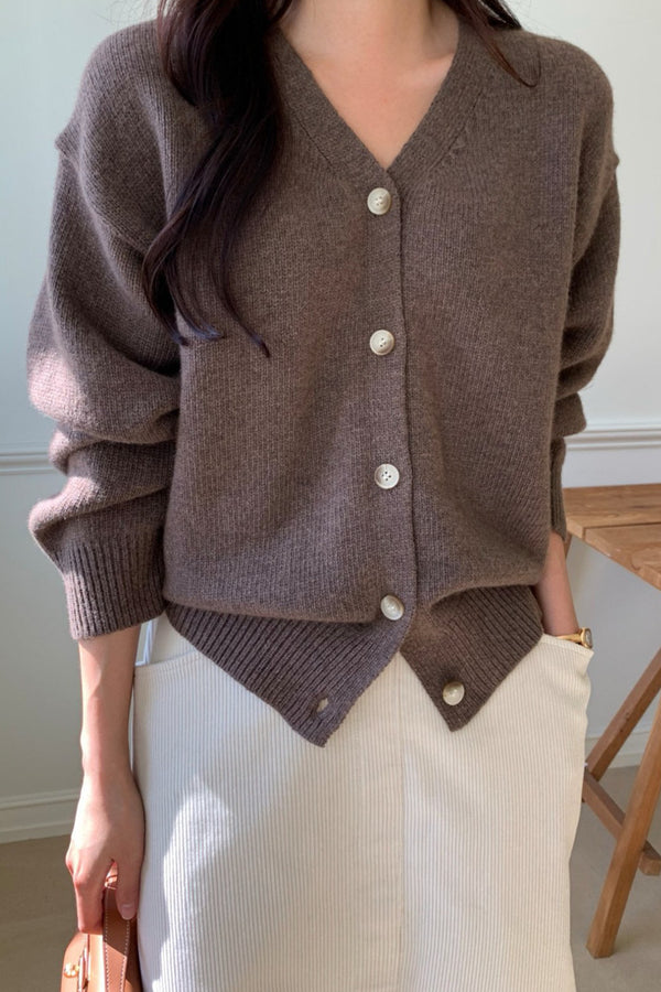 Modern Button Cardigan
