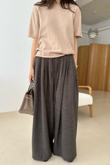 Fine Wool Short Slv Knit
