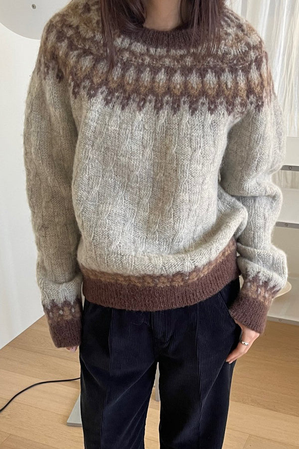 Wool Nordic Sweater