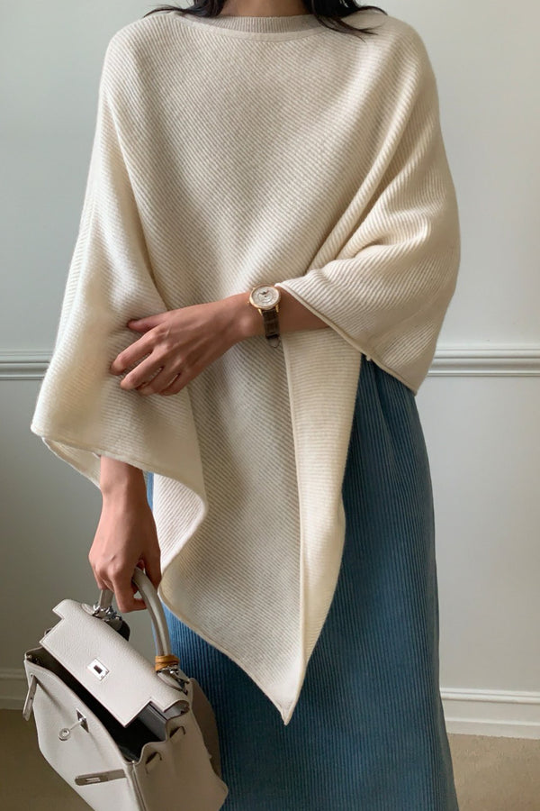 Elegant Knit Cape