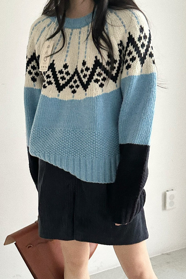Qui Jacquard Sweater