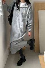 Winter Cozy Fleece Dress