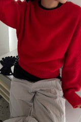 Winter Bloom Round Sweater