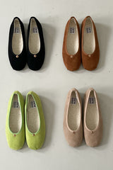 Winter Warm Fur Flats