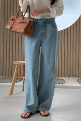 Vintage Stripe Straight Denim