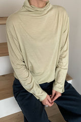 Tencel Turtleneck Tee