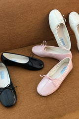 Glossy Ballet Flat