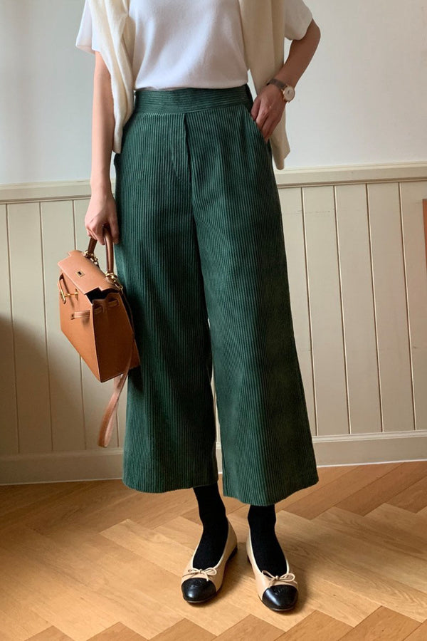 Winter Texture Wide Pants
