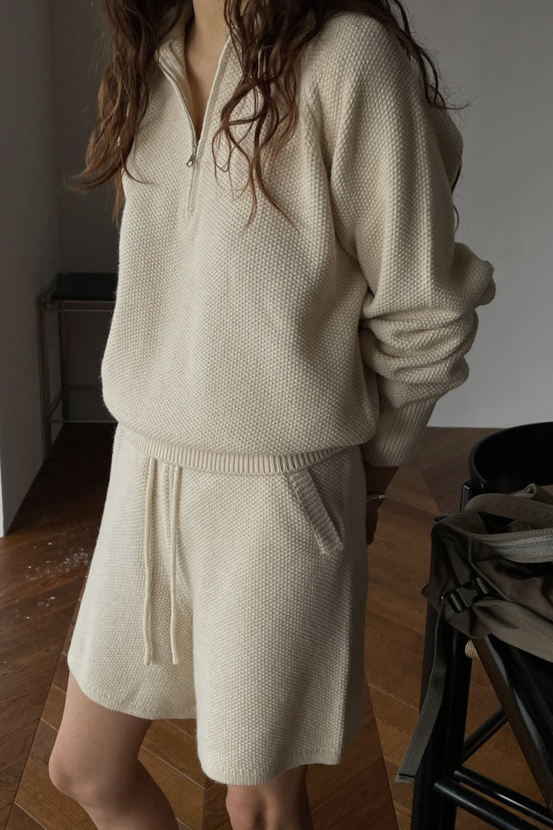 Zip Up Knit Set (also sold separately)
