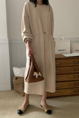 String Terry Dress