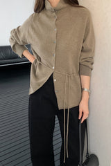 Alto High Neck Cardigan