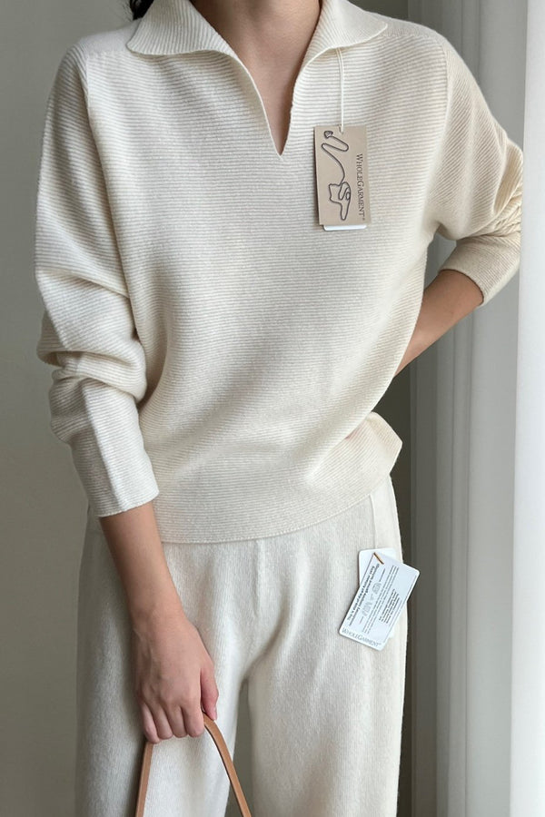 Whole Garment Collar Knit Set (also sold separately)