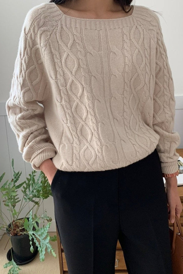 Square Cable Knit
