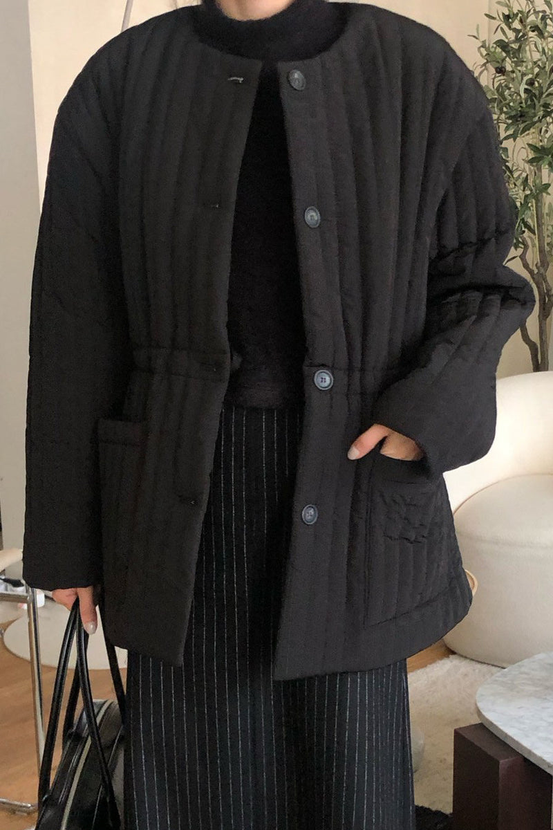 Quilted Sherpa Warmth Jacket