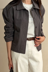 Crop Utility Jacket