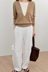 Curved Banding Pants