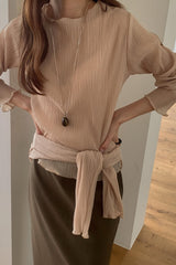 Pleats Twoway Blouse