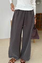 Cupro Tip Banding Pants