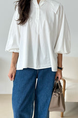 Cube Collar Blouse