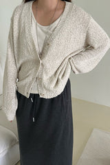 Slub Cardigan
