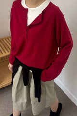 Button Round Knit