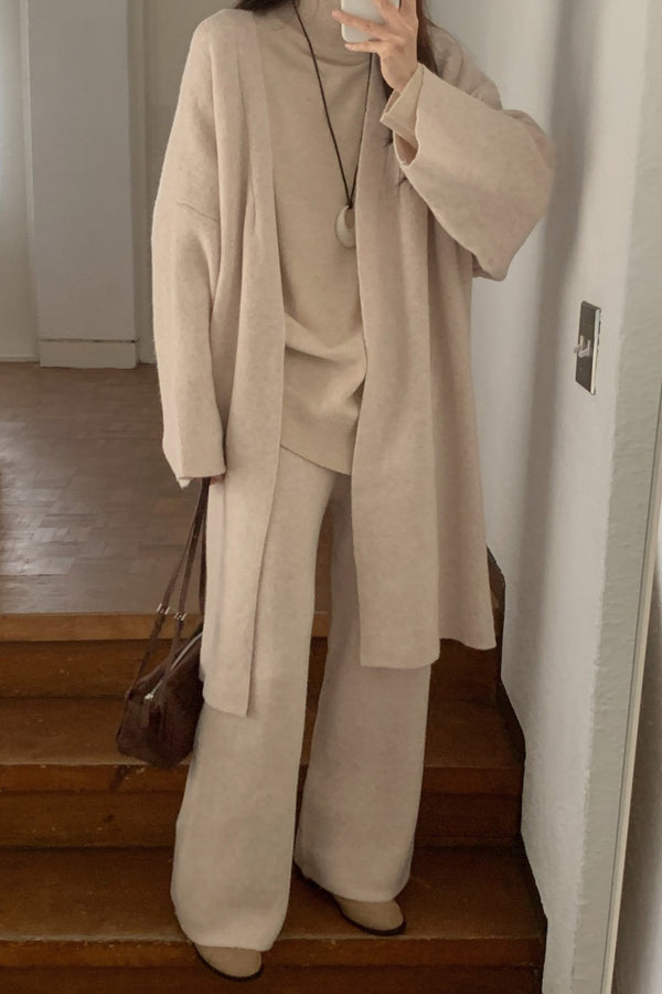 Overfit Cardigan Set